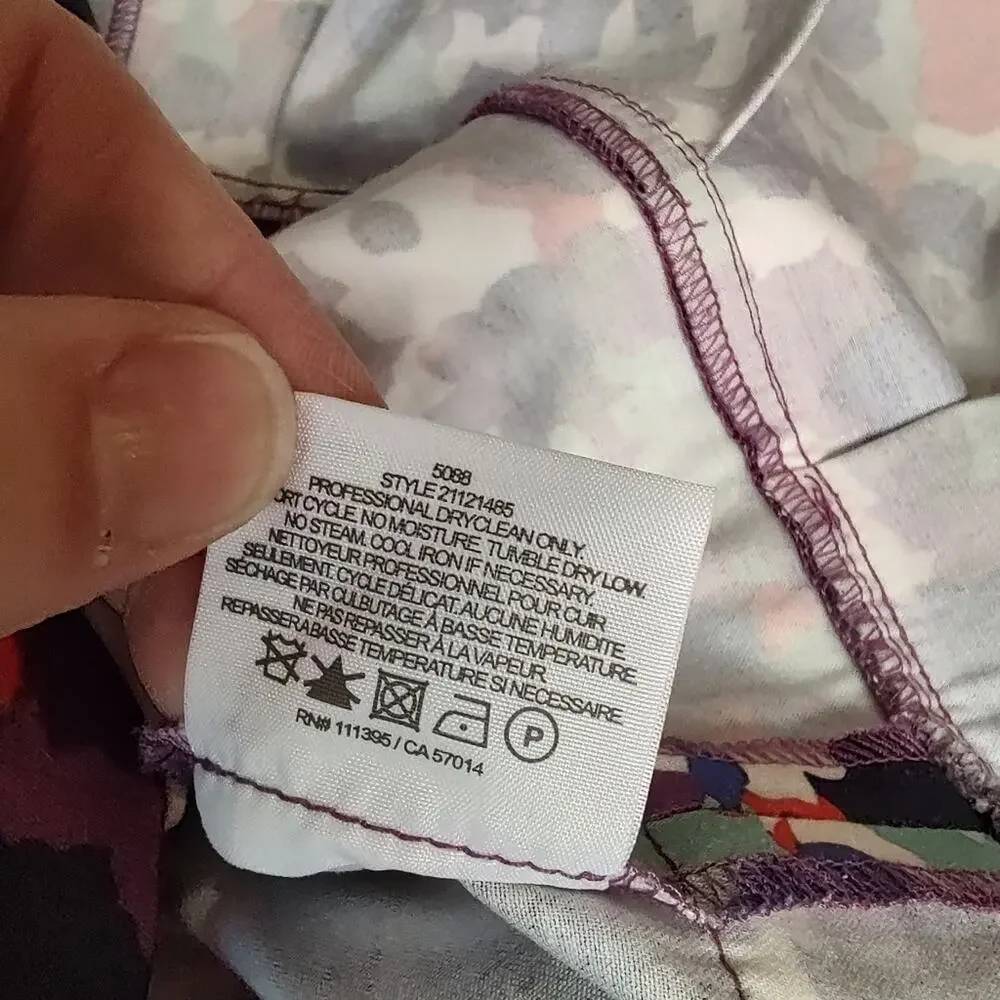 Tory Burch Berdine Floral Print Dress Size 10